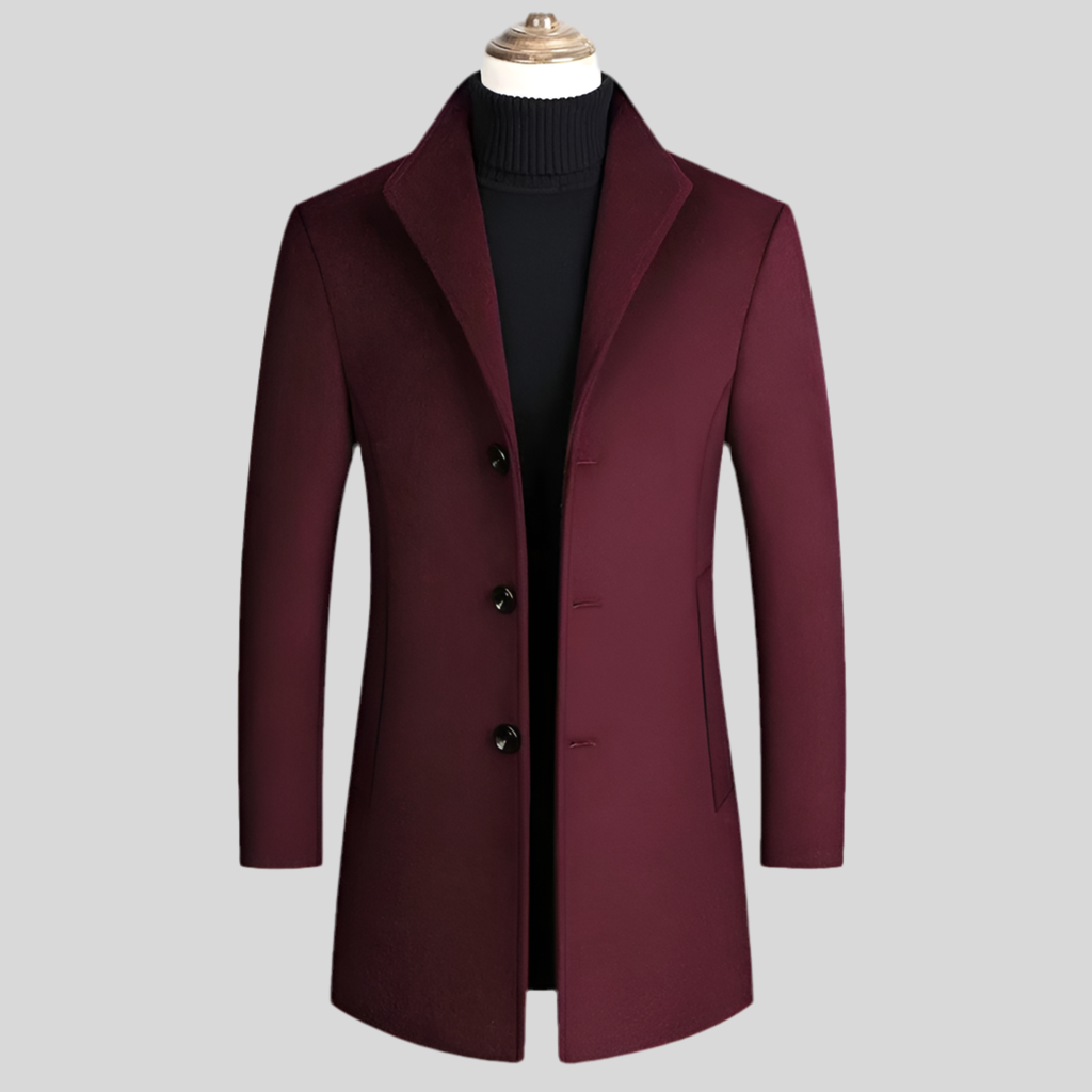 Manteau wine red