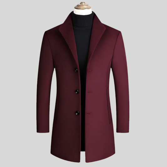 Manteau wine red