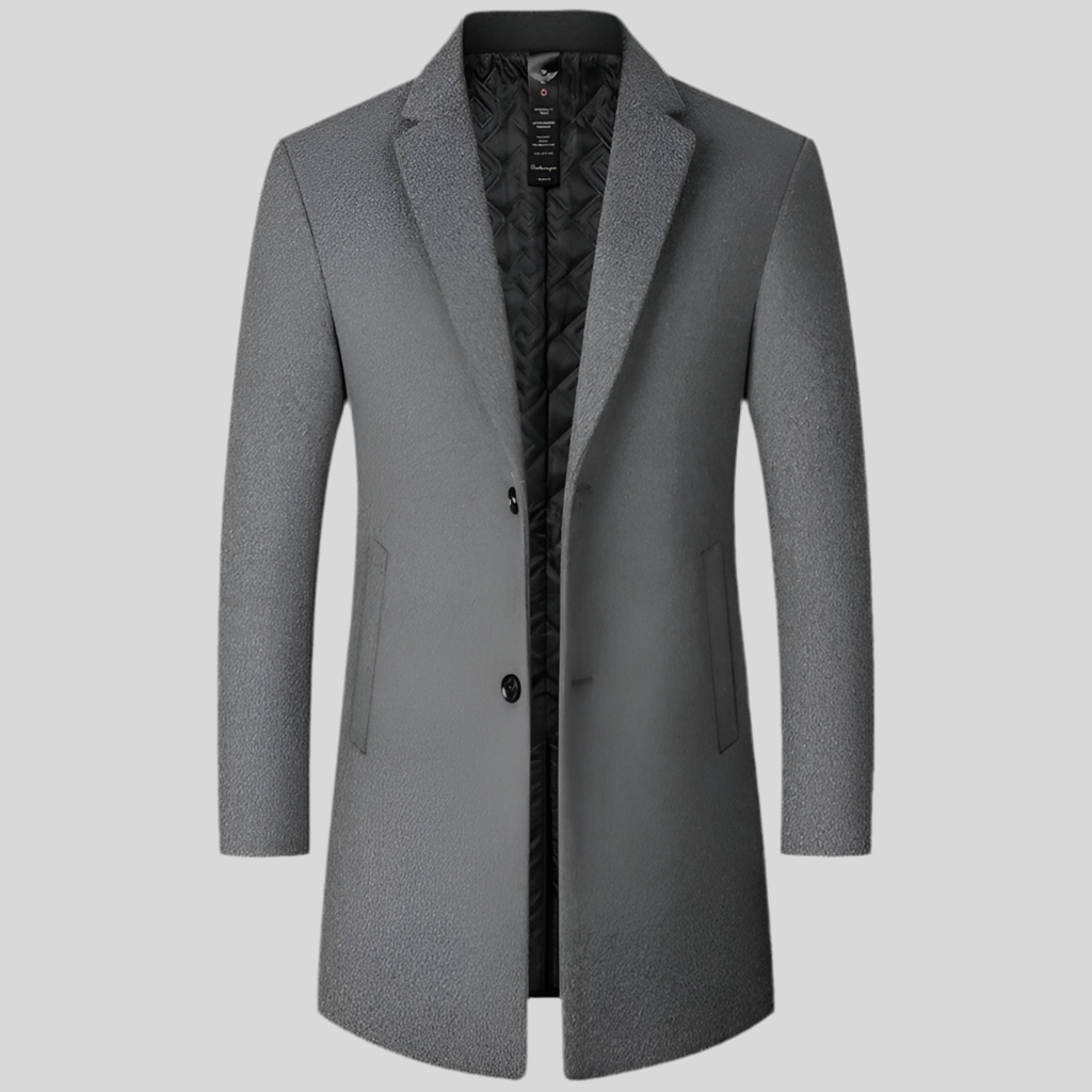 Manteau long gris