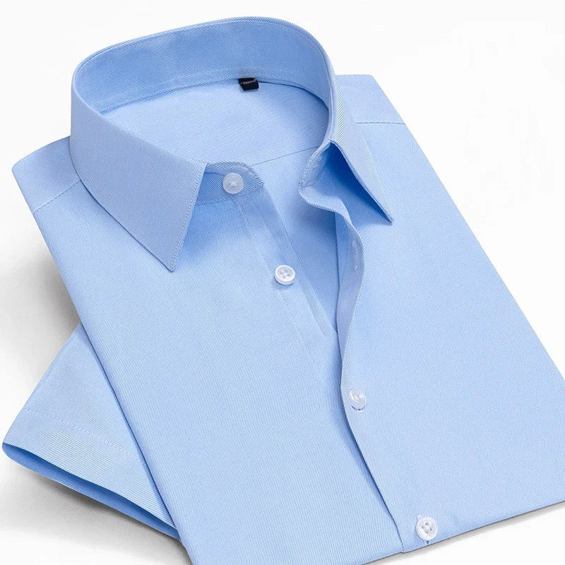 Chemise coupe tailored bleu ciel